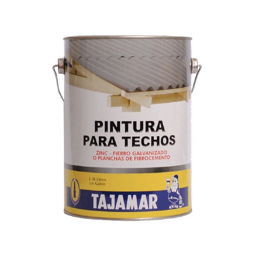 PINTURA PARA TECHO NEGRO GALON 